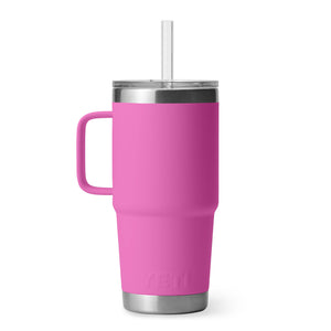 YETI Rambler 25 oz. Mug With Straw Lid, Wildflower Fuchsia