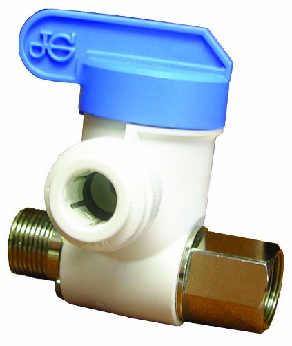 Danamark 3/8" x 3/8" x 1/4" Angle Stop Adapter Valve