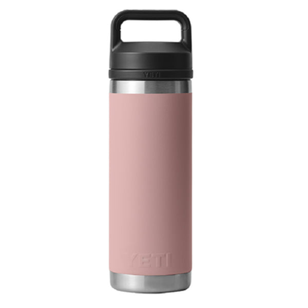 YETI Rambler 18 oz. Bottle with Chug Cap, Sandstone Pink