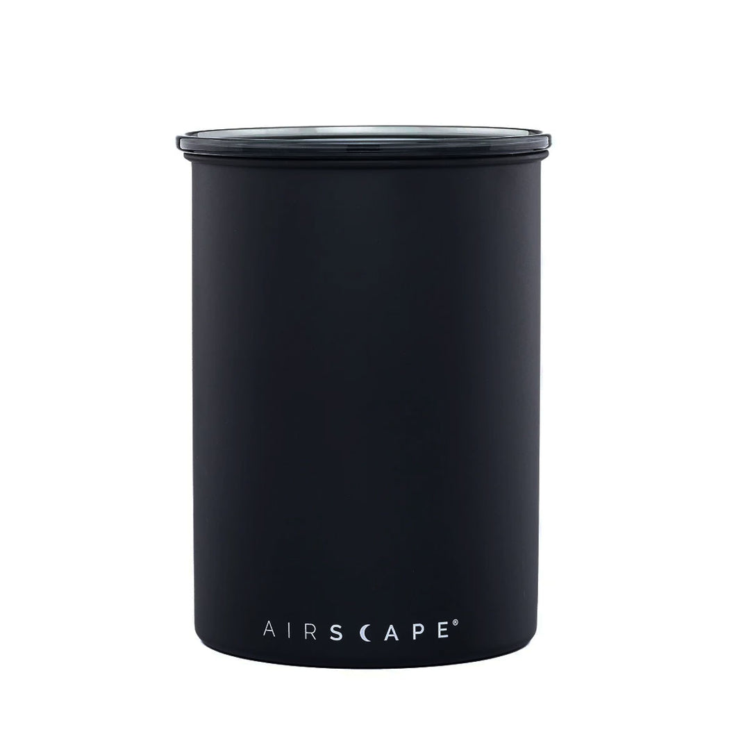 Airscape Classic 1 lb Coffee Canister, Matte Black ECS Coffee