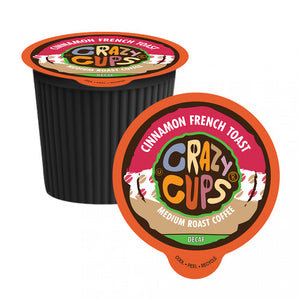 Crazy Cups Decaf Cinnamon French Toast Single Serve Coffee 22 Pack