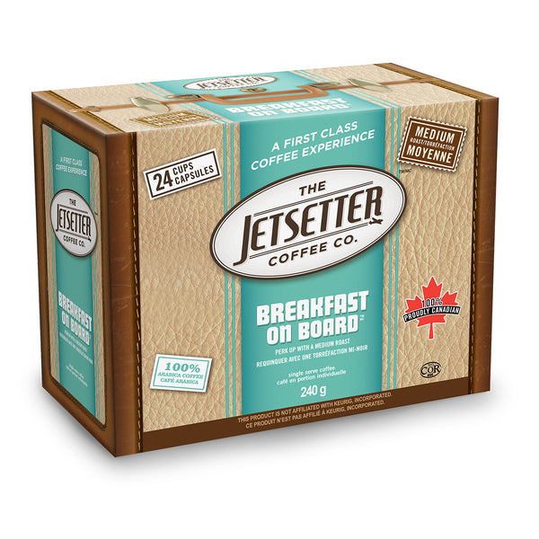 Jetsetter Breakfast on Board Single Serve Coffee 24 Pack