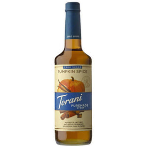 Torani Zero Puremade Pumpkin Spice Syrup, 750 ml