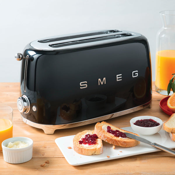 Smeg 4-Slice Toaster - Black