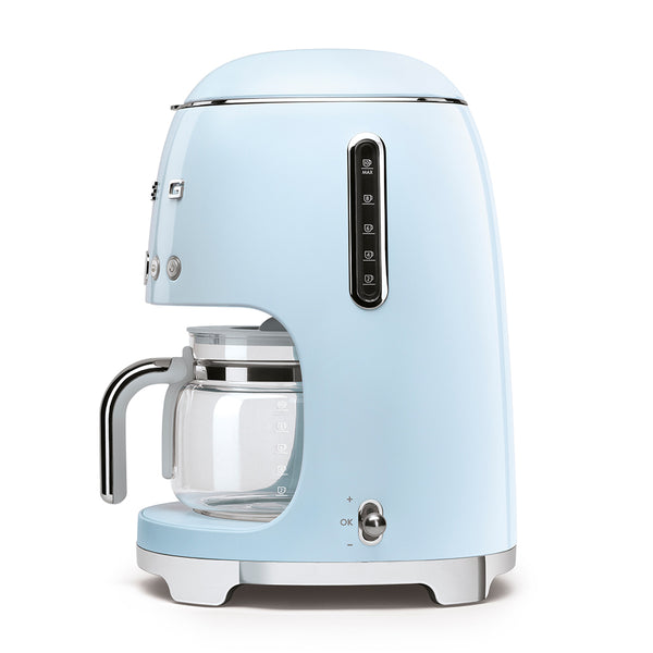 Smeg 50s Style Drip Filter Coffee Machine, Pastel Blue