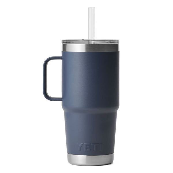 YETI Rambler 25 oz. Mug With Straw Lid, Navy